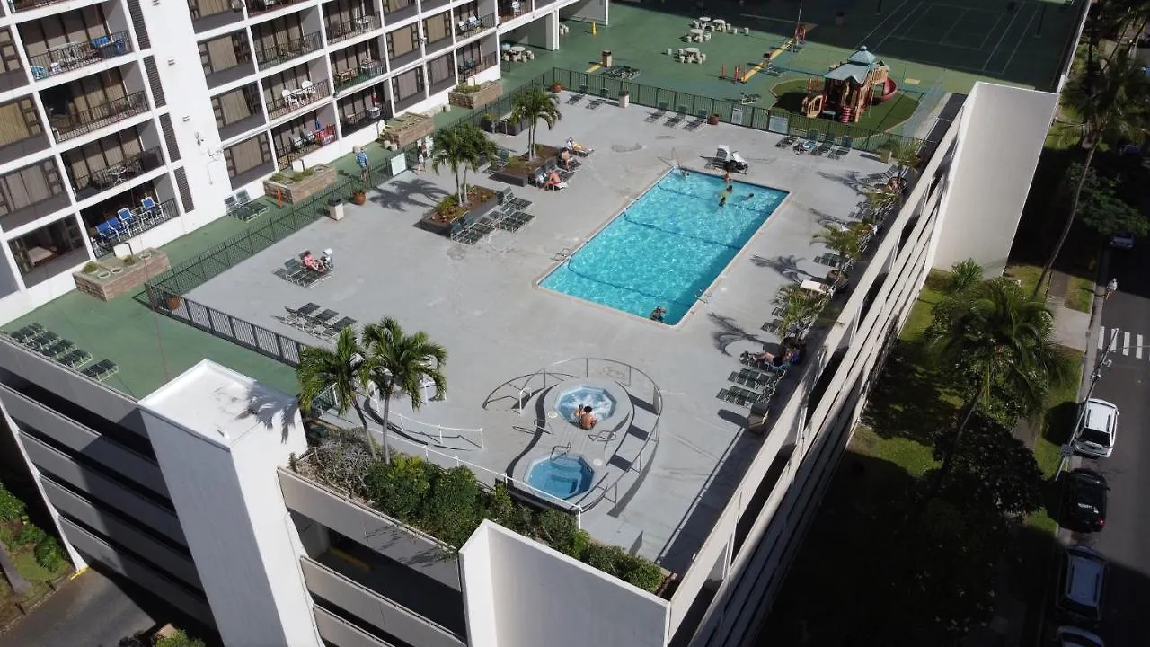 Stylish Ocean View Condo Near Waikiki Beach With Free Parking! Honolulu 0*,  ABD