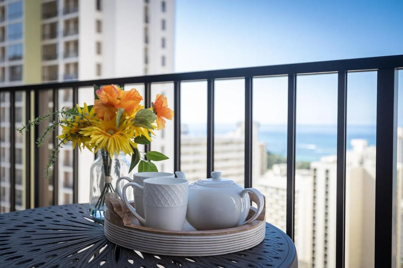 Stylish Ocean View Condo Near Waikiki Beach With Free Parking! 檀香山 美国