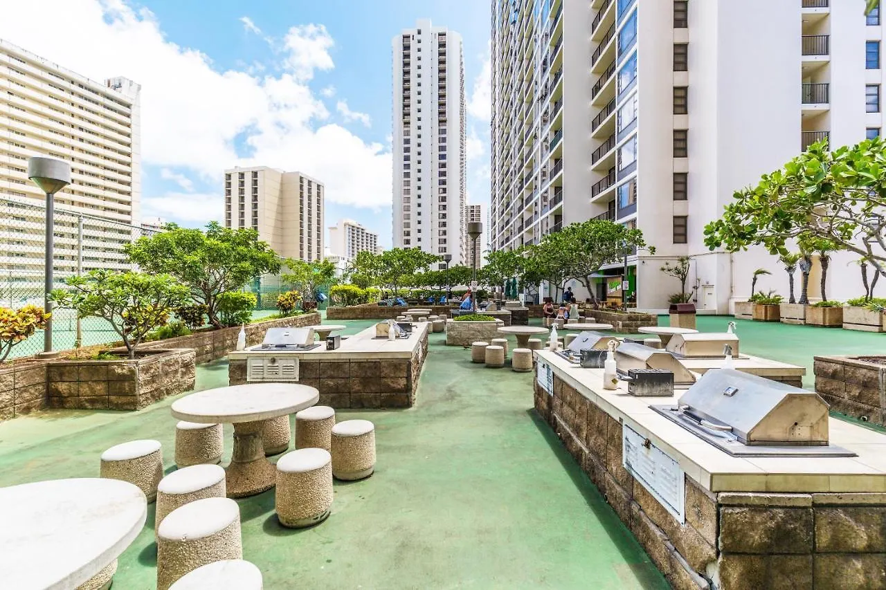 公寓 Stylish Ocean View Condo Near Waikiki Beach With Free Parking! 檀香山