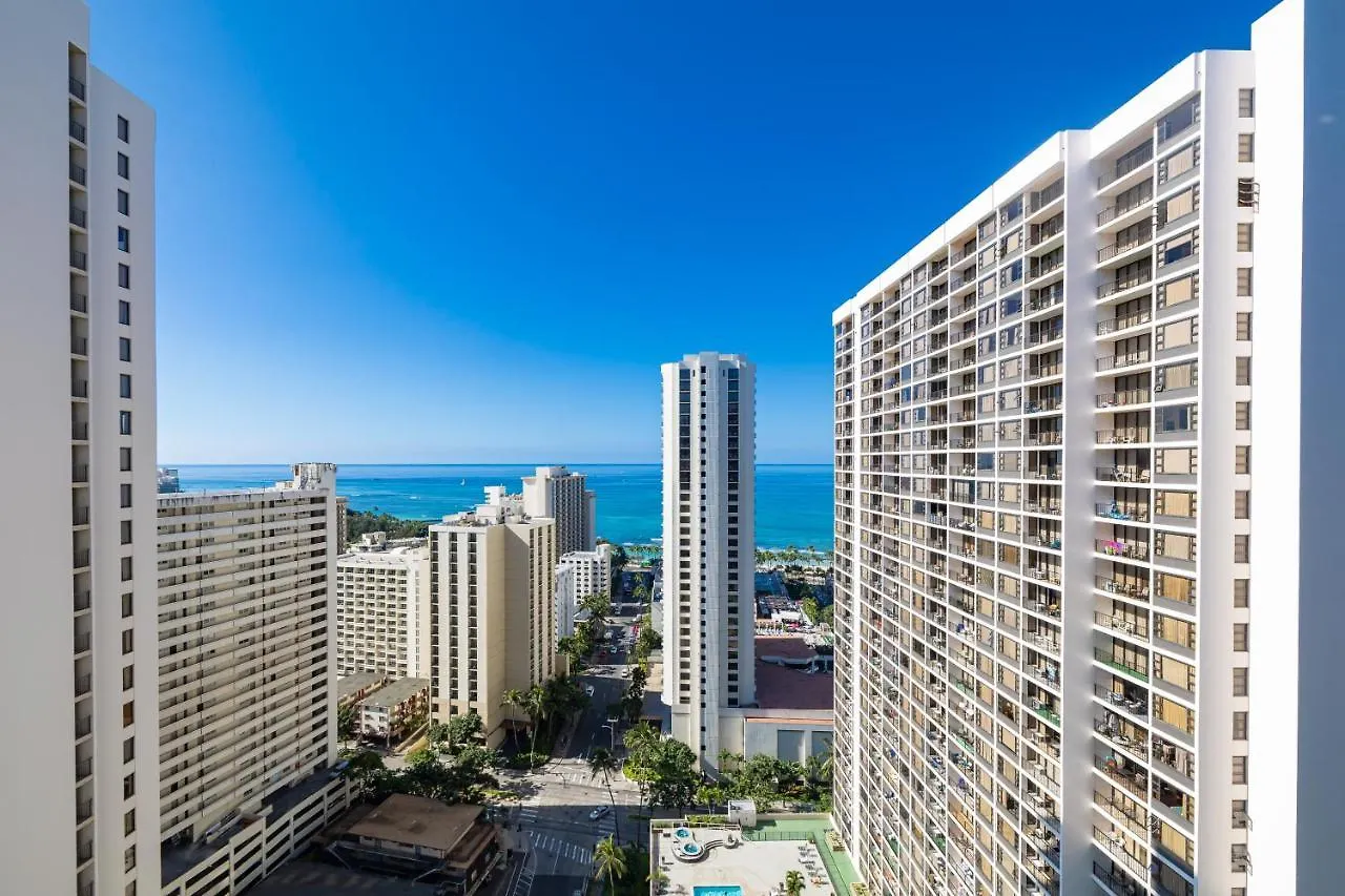 公寓 Stylish Ocean View Condo Near Waikiki Beach With Free Parking! 檀香山